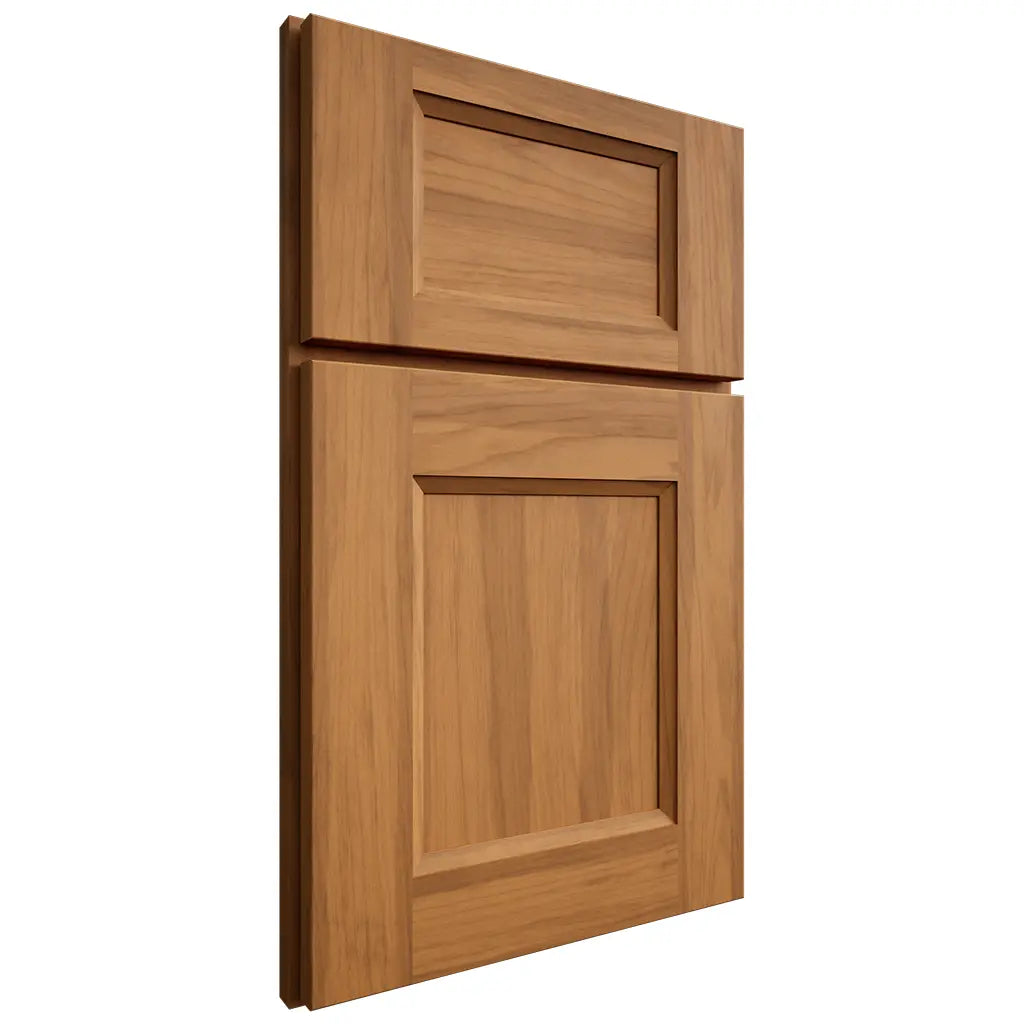 Shiloh Cabinetry Full Overlay Statesville Hickory Plain Cut Medium Door