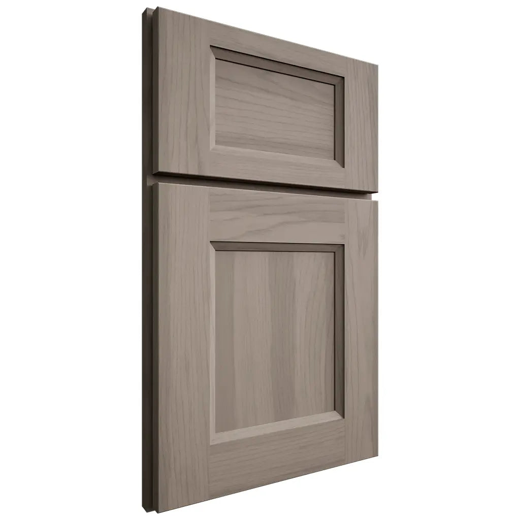 Shiloh Cabinetry Full Overlay Statesville Hickory Plain Cut Sterling Door