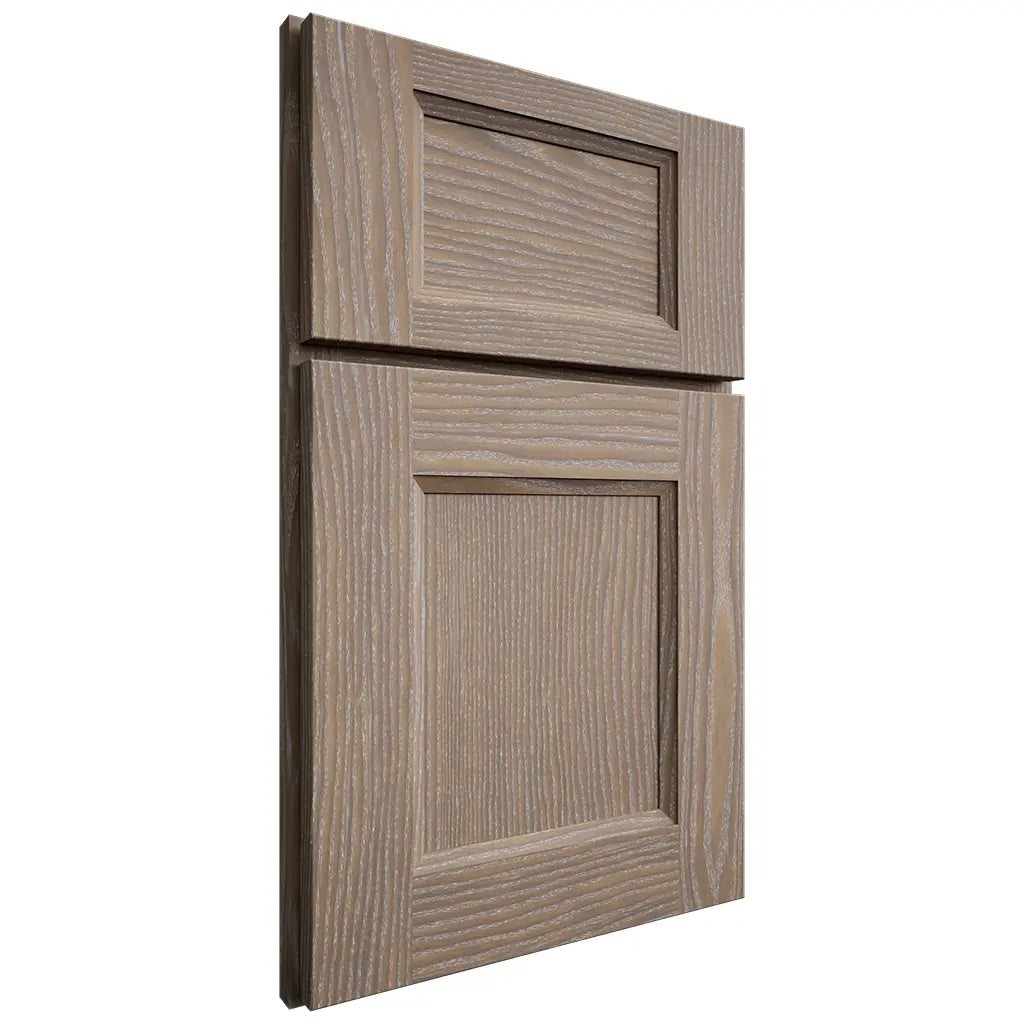 Shiloh Cabinetry Full Overlay Statesville White Oak Plain Cut Almond Door