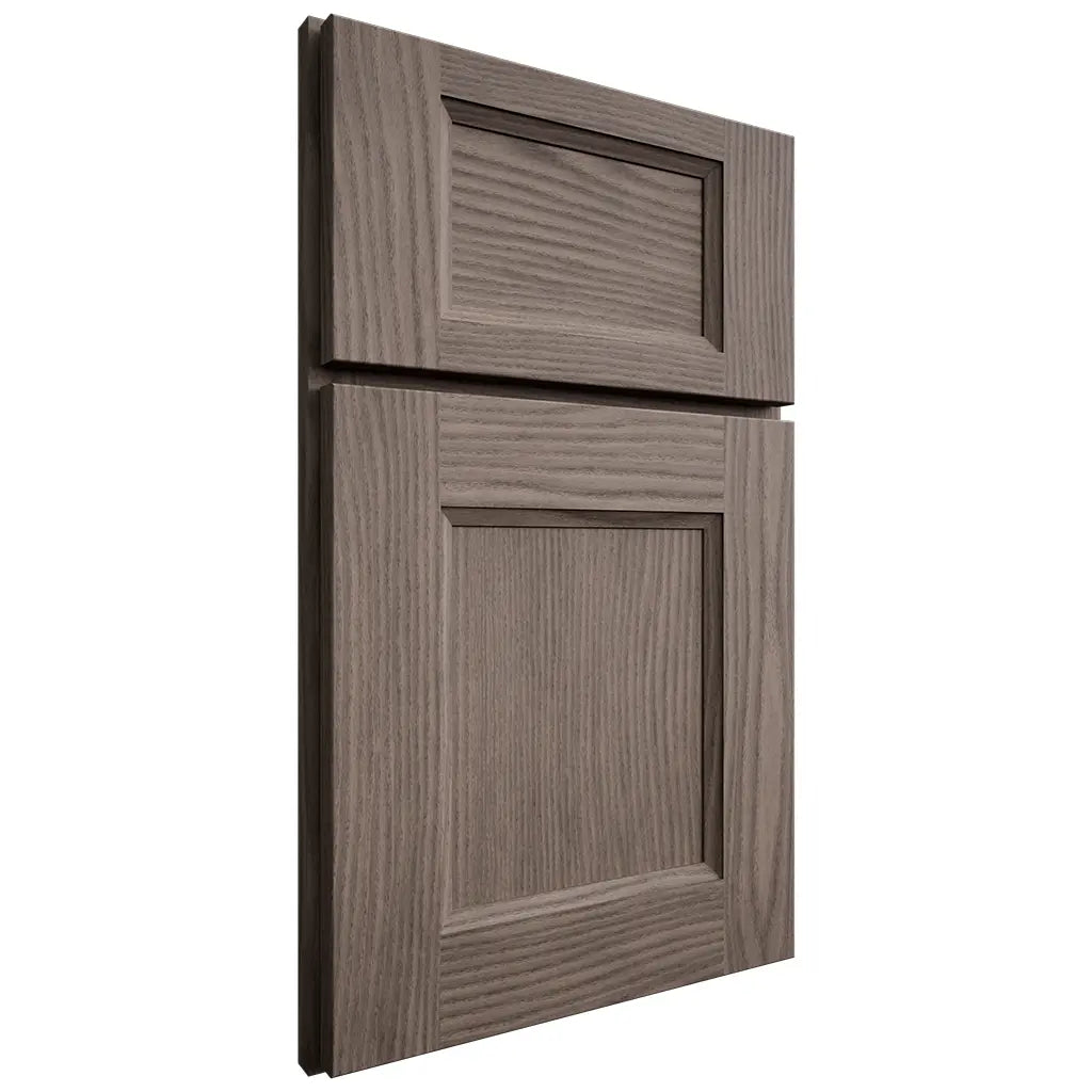 Shiloh Cabinetry Full Overlay Statesville White Oak Plain Cut Clay Door