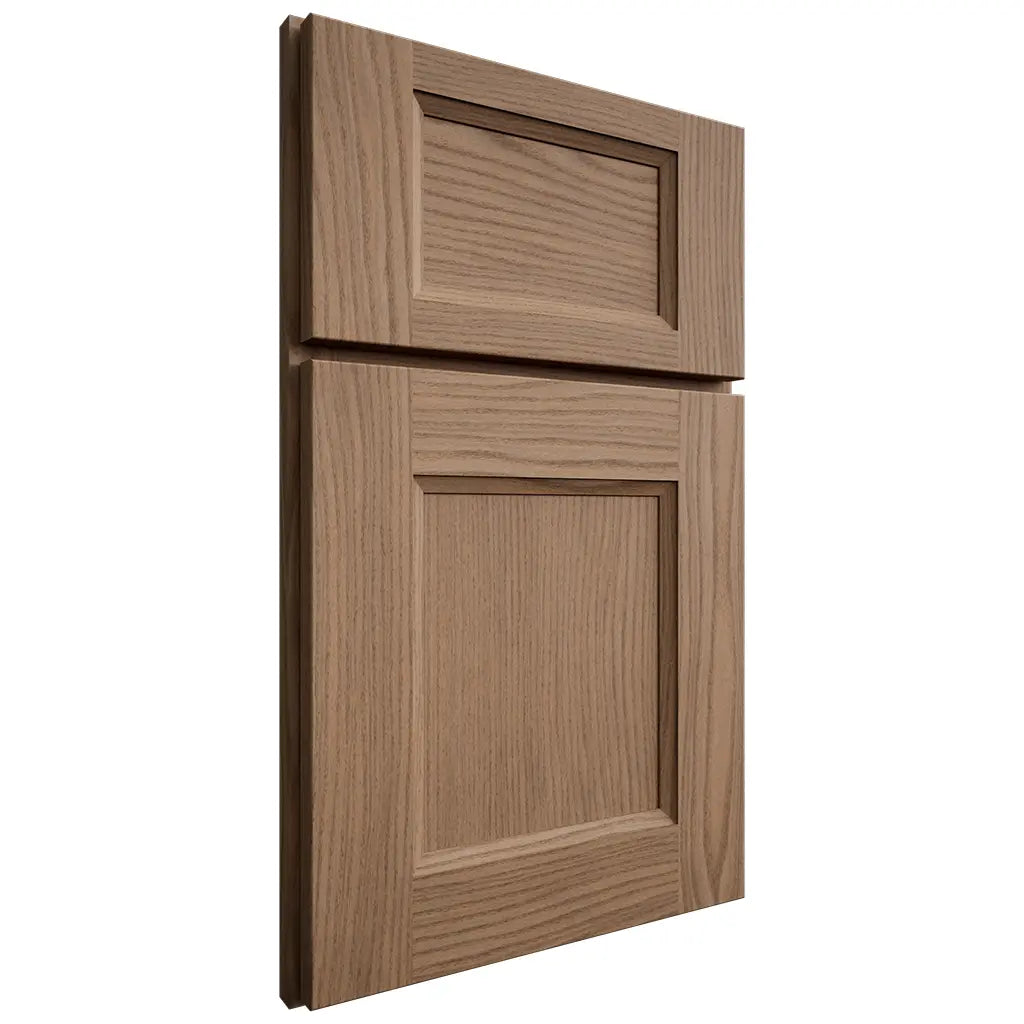 Shiloh Cabinetry Full Overlay Statesville White Oak Plain Cut Medium Door