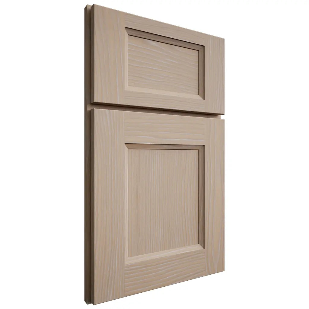 Shiloh Cabinetry Full Overlay Statesville White Oak Plain Cut Straw Door