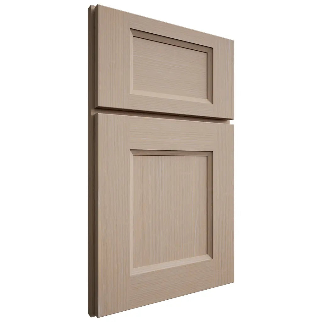 Shiloh Cabinetry Full Overlay Statesville White Oak Quarter Sawn Straw Door