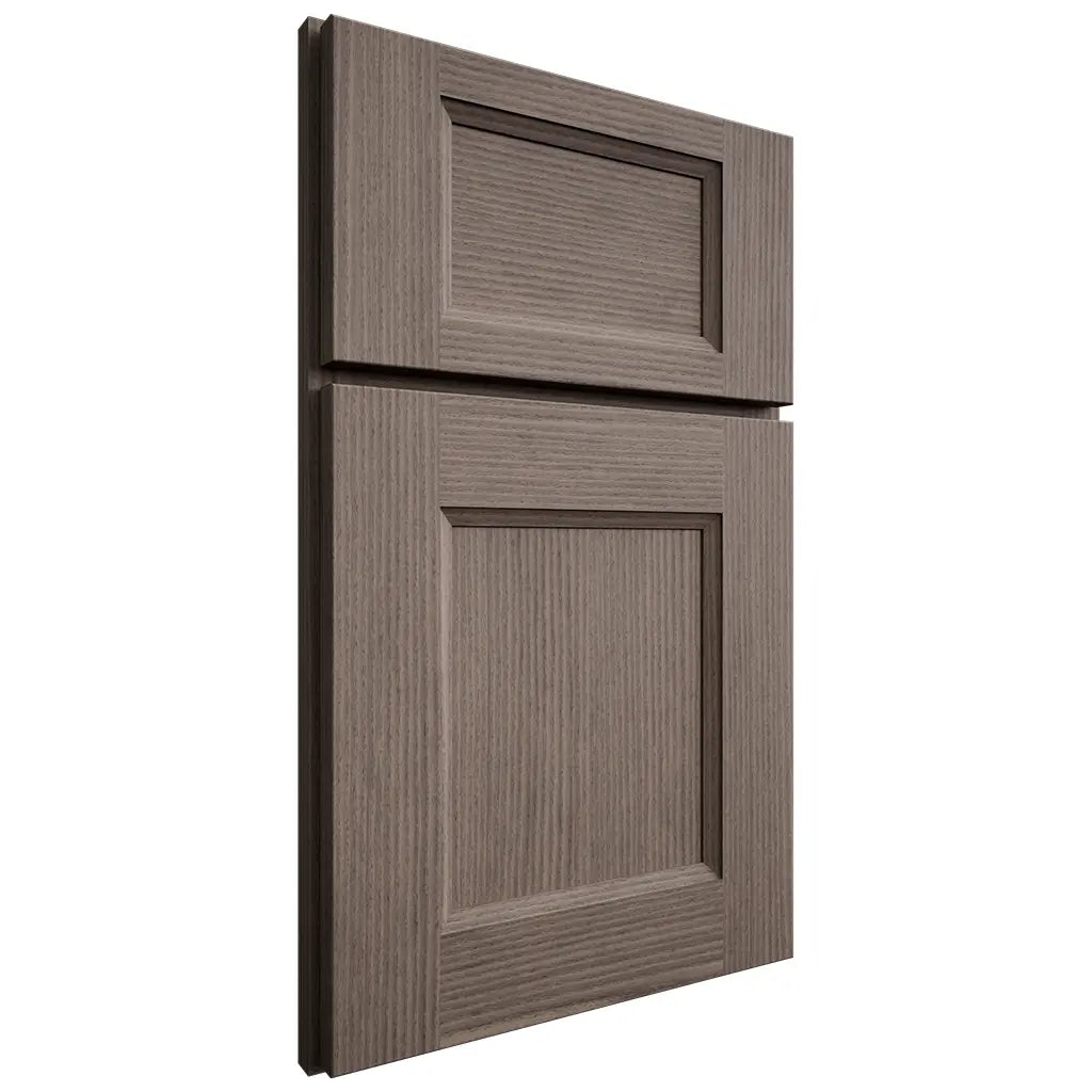 Shiloh Cabinetry Full Overlay Statesville White Oak Rift Cut Clay Door