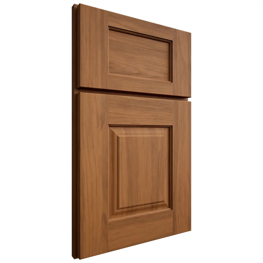 Shiloh Cabinetry Full Overlay Summit Hickory Plain Cut Chestnut Door