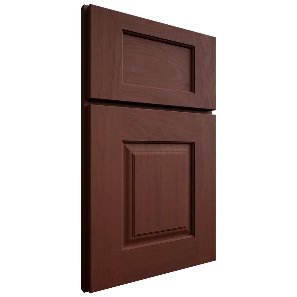 Shiloh Cabinetry Full Overlay Summit Maple Plain Cut Sable Door
