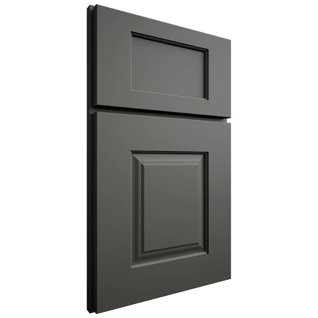 Shiloh Cabinetry Full Overlay Summit Paintable Pewter Green Door