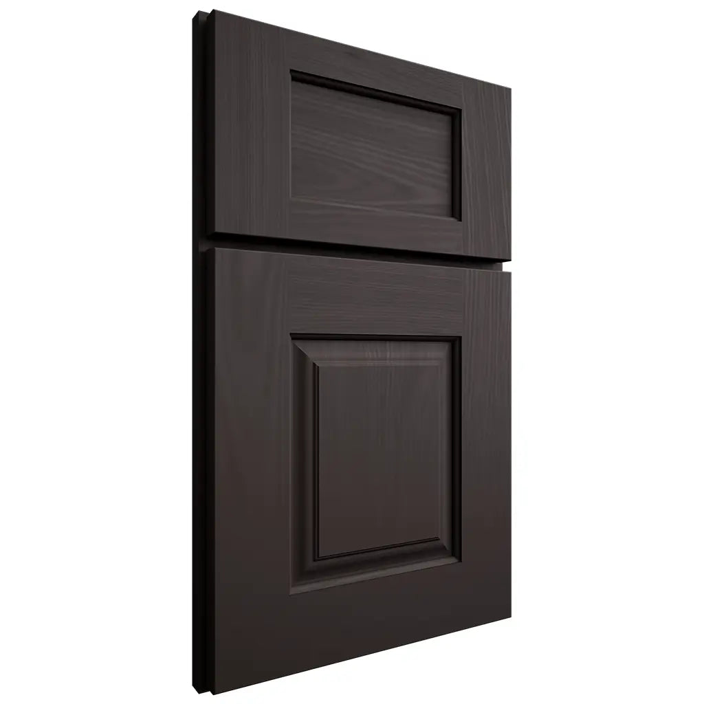 Shiloh Cabinetry Full Overlay Summit Poplar Plain Cut Carbon Door