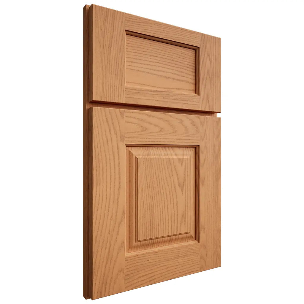 Shiloh Cabinetry Full Overlay Summit Red Oak Plain Cut Medium Door