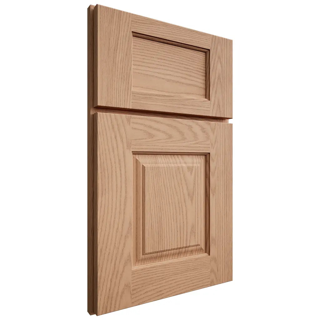 Shiloh Cabinetry Full Overlay Summit Red Oak Plain Cut Natural Door