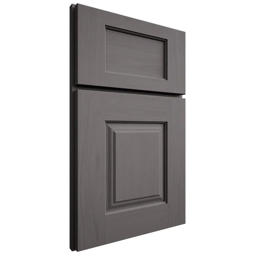 Shiloh Cabinetry Full Overlay Summit Walnut Plain Cut Cadet Door