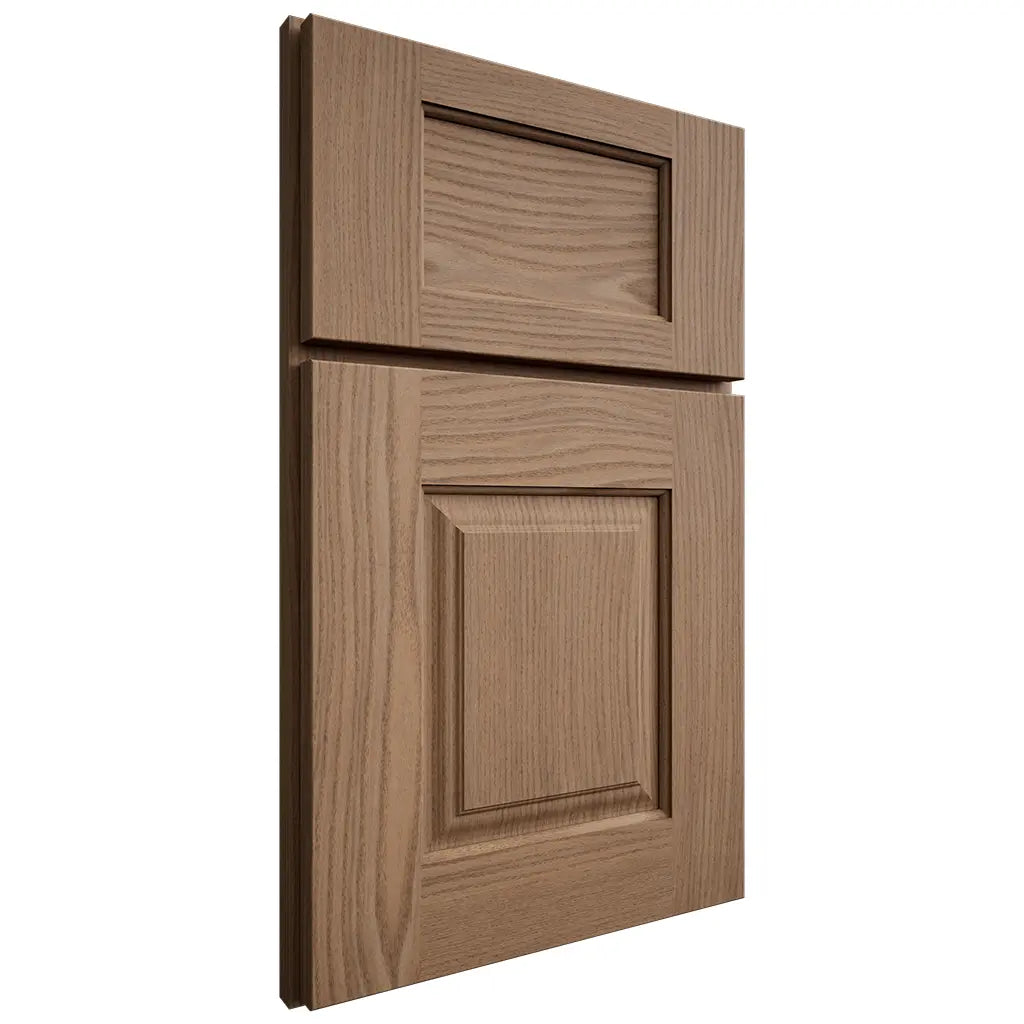 Shiloh Cabinetry Full Overlay Summit White Oak Plain Cut Medium Door