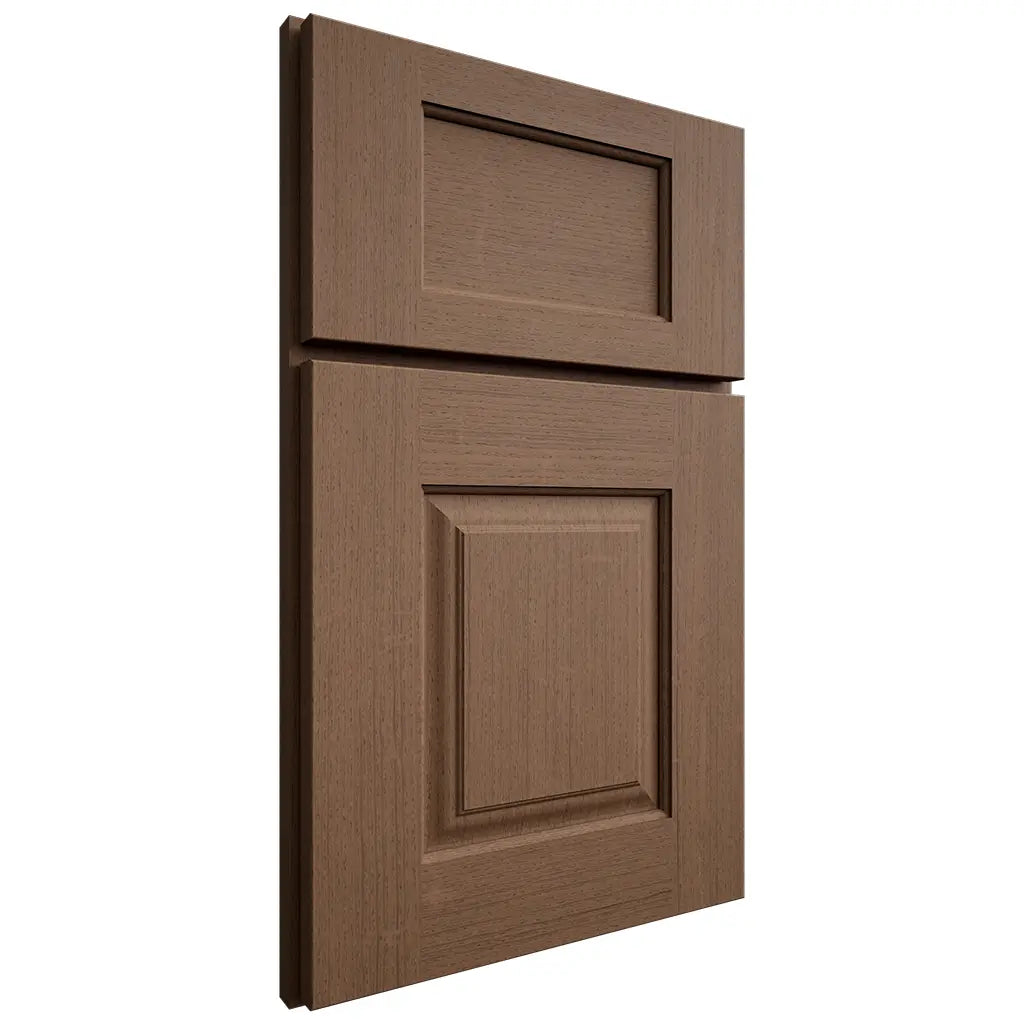 Shiloh Cabinetry Full Overlay Summit White Oak Quarter Sawn Autumn Door