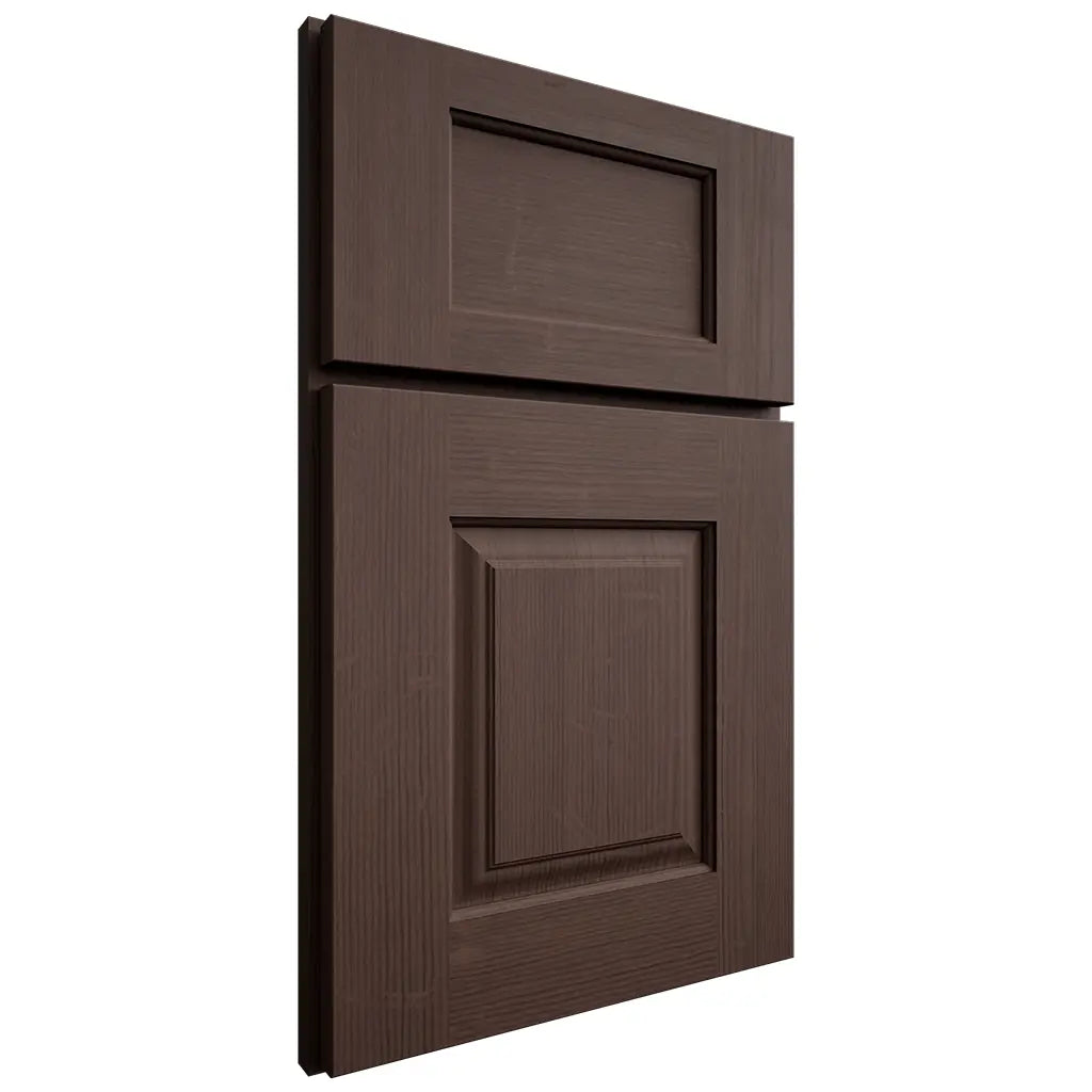 Shiloh Cabinetry Full Overlay Summit White Oak Quarter Sawn Dusk Door