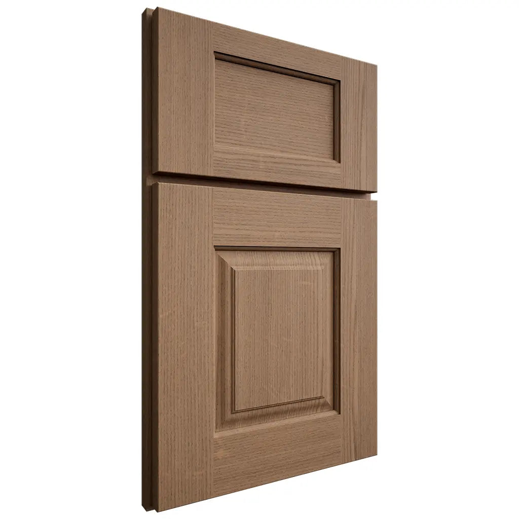 Shiloh Cabinetry Full Overlay Summit White Oak Quarter Sawn Medium Door