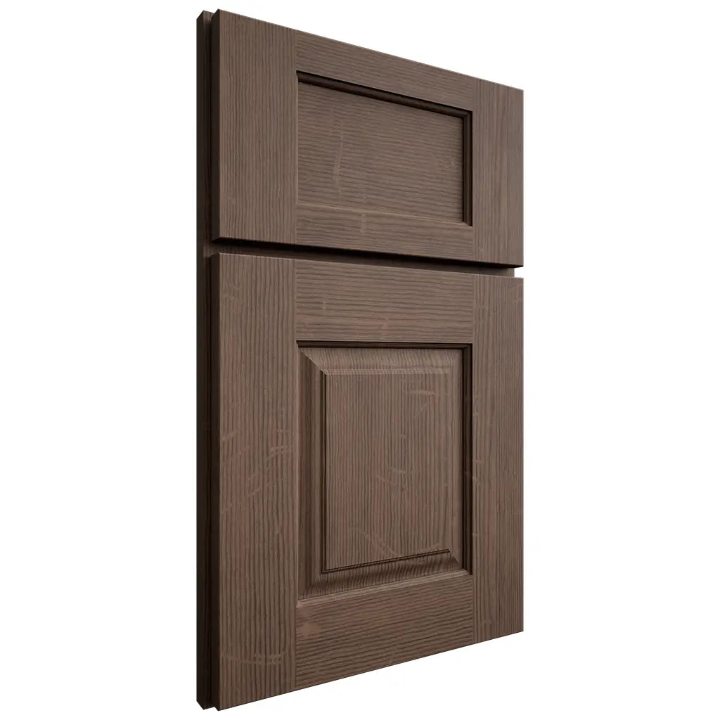 Shiloh Cabinetry Full Overlay Summit White Oak Quarter Sawn Mineral Door