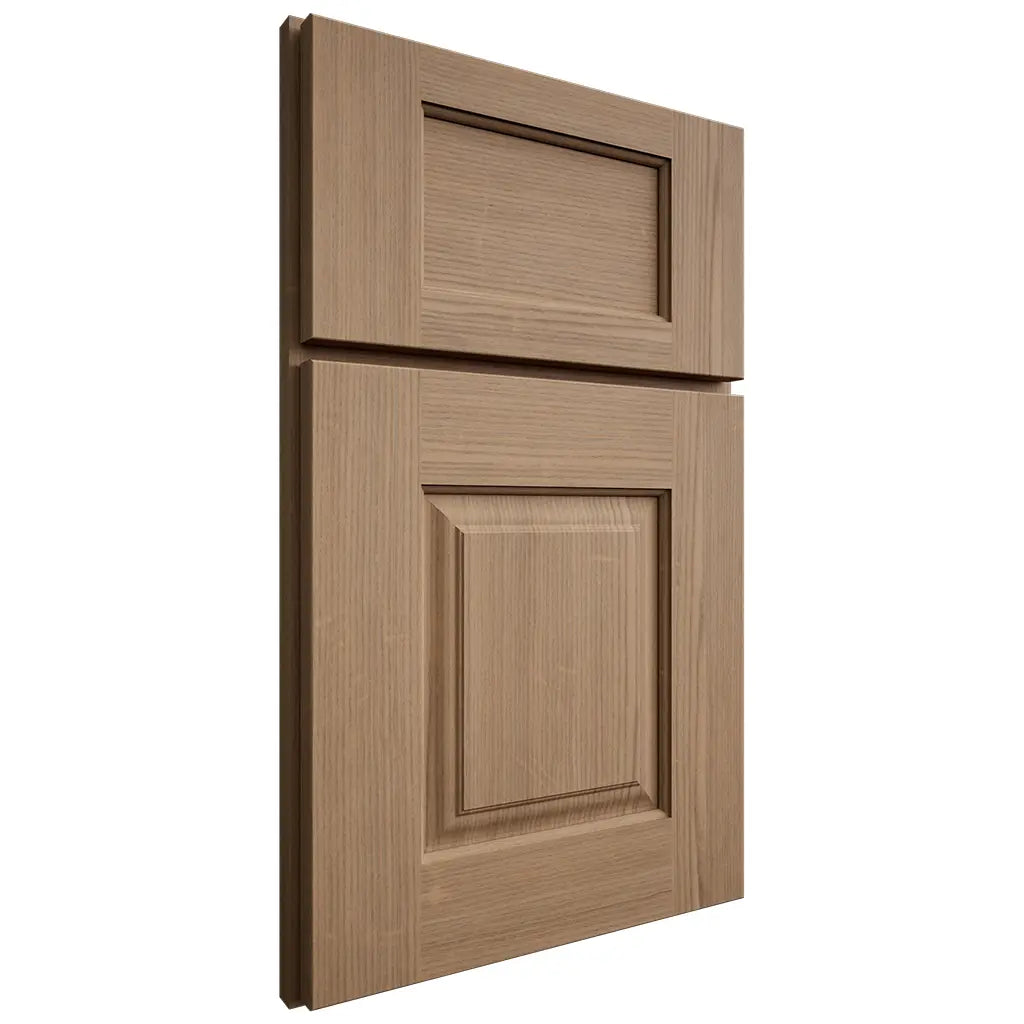 Shiloh Cabinetry Full Overlay Summit White Oak Quarter Sawn Natural Door