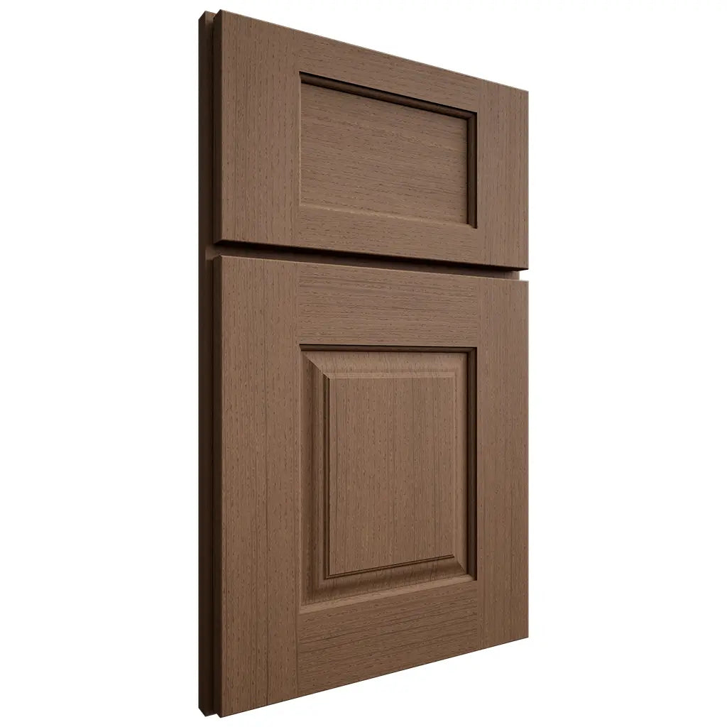 Shiloh Cabinetry Full Overlay Summit White Oak Rift Cut Autumn Door