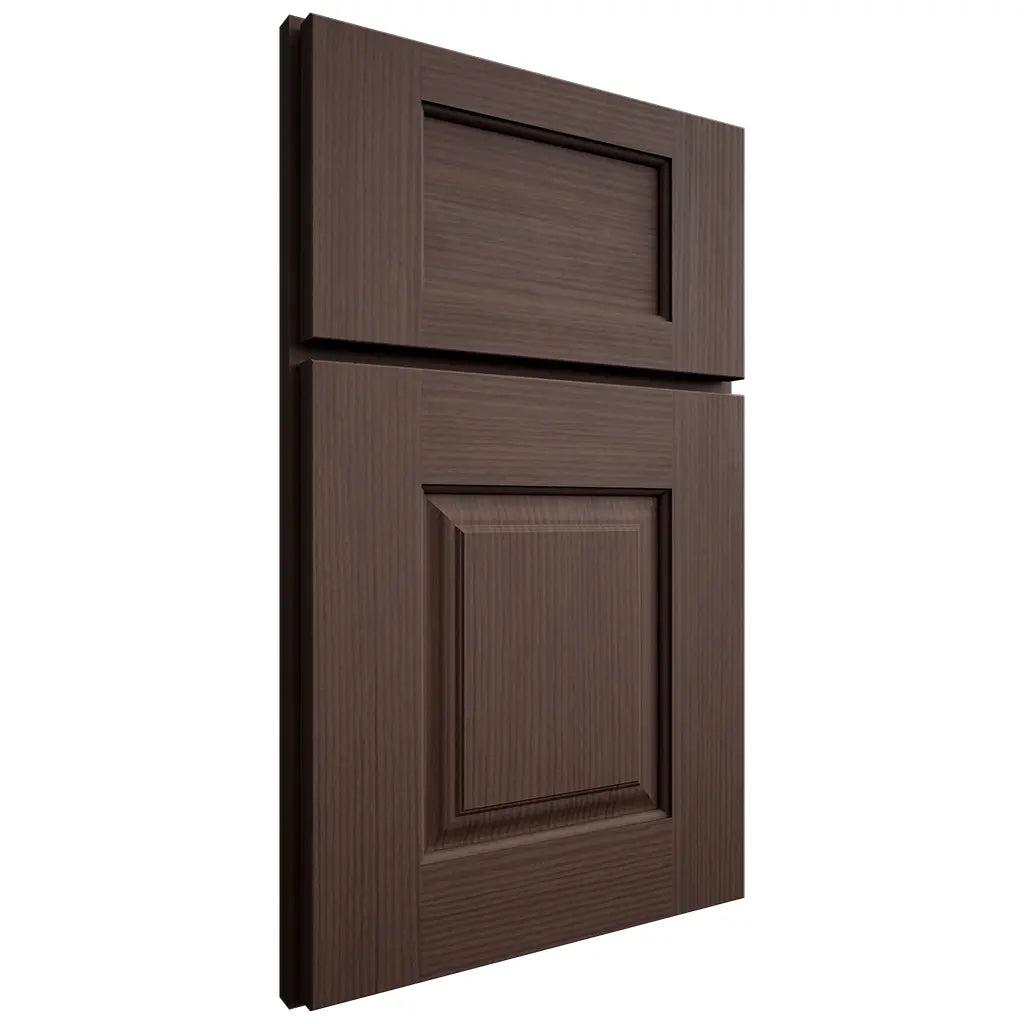 Shiloh Cabinetry Full Overlay Summit White Oak Rift Cut Dusk Door