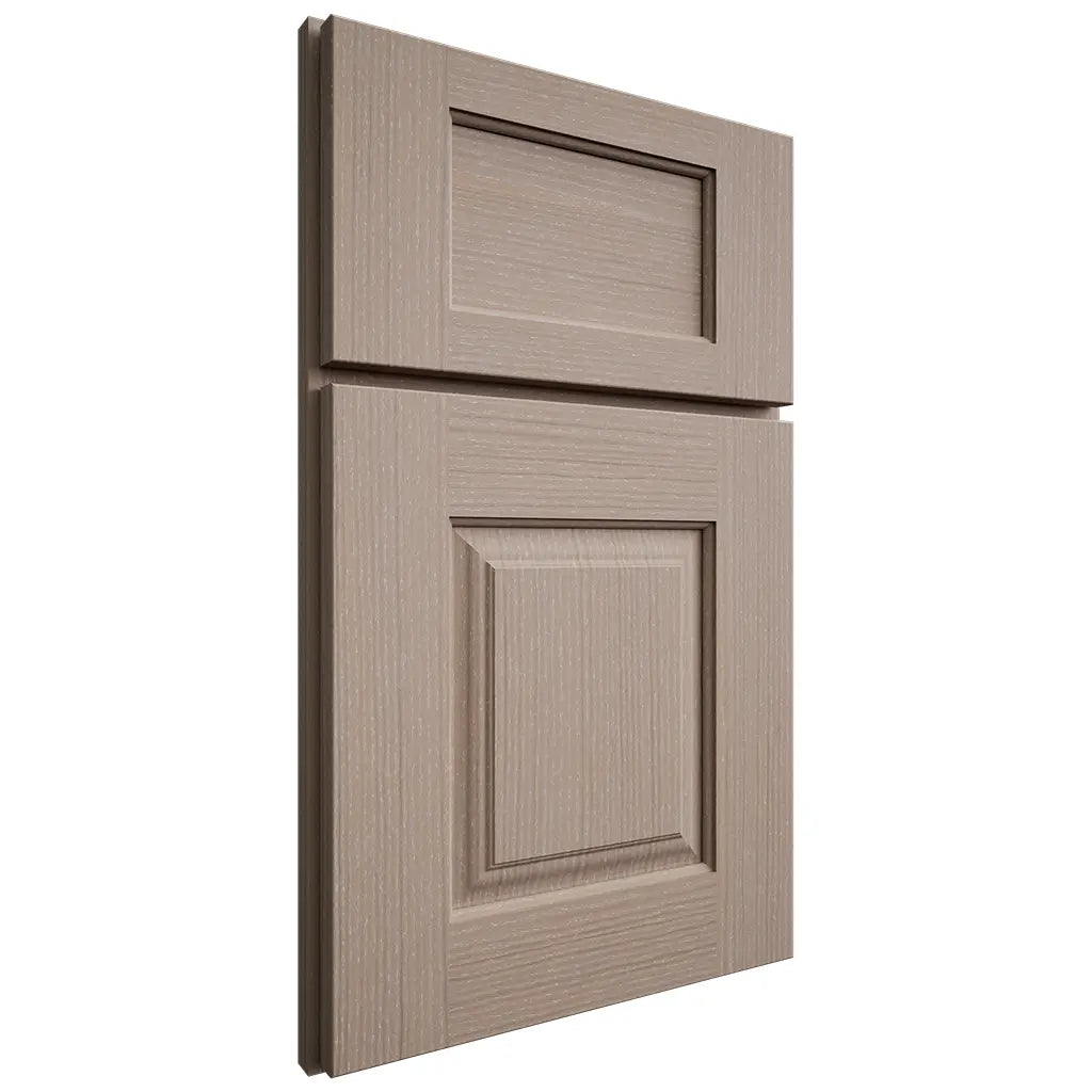 Shiloh Cabinetry Full Overlay Summit White Oak Rift Cut Whitewash Door