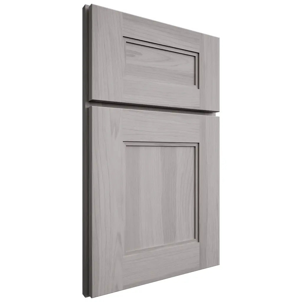 Shiloh Cabinetry Full Overlay Tahoe Hickory Plain Cut Stratus Door