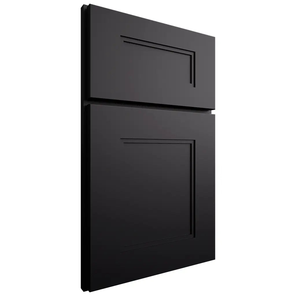 Shiloh Cabinetry Full Overlay Tahoe Paintable Black Door