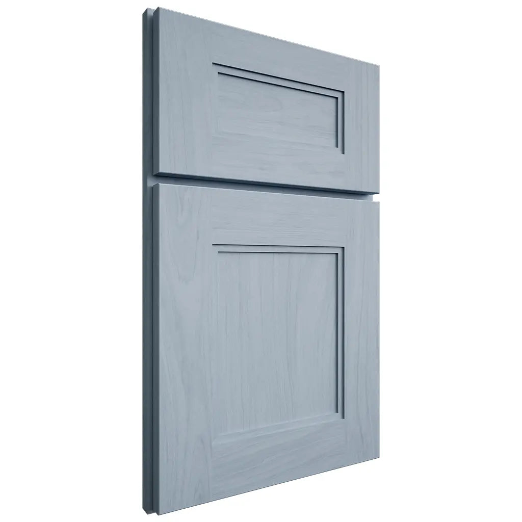 Shiloh Cabinetry Full Overlay Tahoe Poplar Plain Cut Sky Door