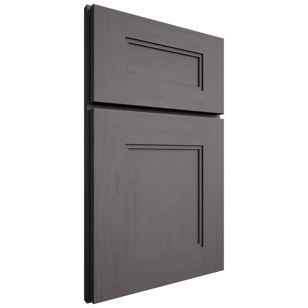 Shiloh Cabinetry Full Overlay Tahoe Walnut Plain Cut Cadet Door
