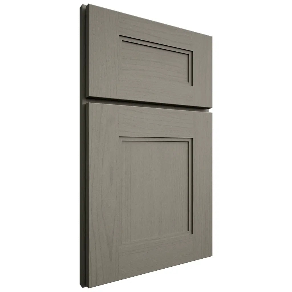 Shiloh Cabinetry Full Overlay Tahoe Walnut Plain Cut Thyme Door