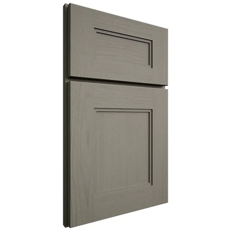 Shiloh Cabinetry Full Overlay Tahoe Walnut Plain Cut Thyme Door