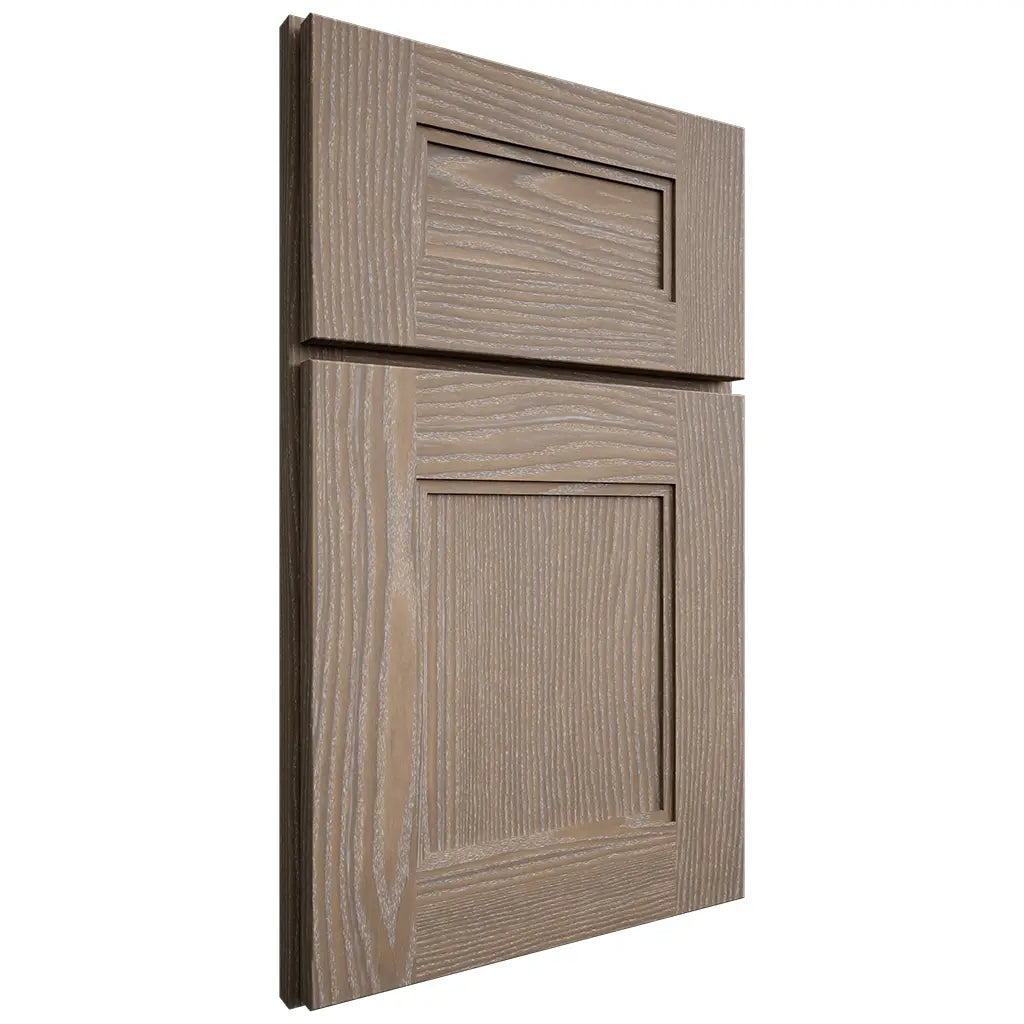 Shiloh Cabinetry Full Overlay Tahoe White Oak Plain Cut Almond Door