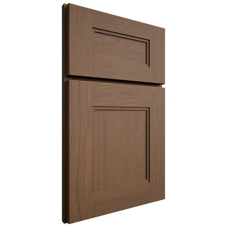 Shiloh Cabinetry Full Overlay Tahoe White Oak Plain Cut Autumn Door
