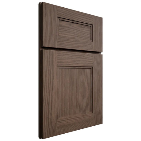 Shiloh Cabinetry Full Overlay Tahoe White Oak Plain Cut Mineral Door