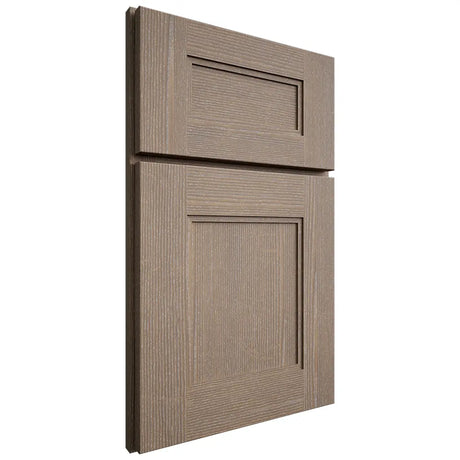 Shiloh Cabinetry Full Overlay Tahoe White Oak Quarter Sawn Almond Door