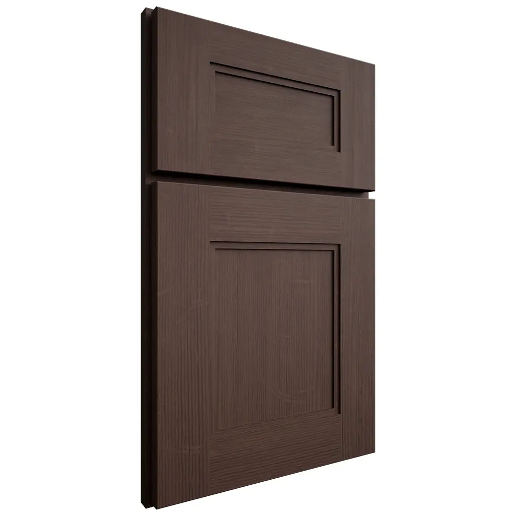 Shiloh Cabinetry Full Overlay Tahoe White Oak Quarter Sawn Dusk Door