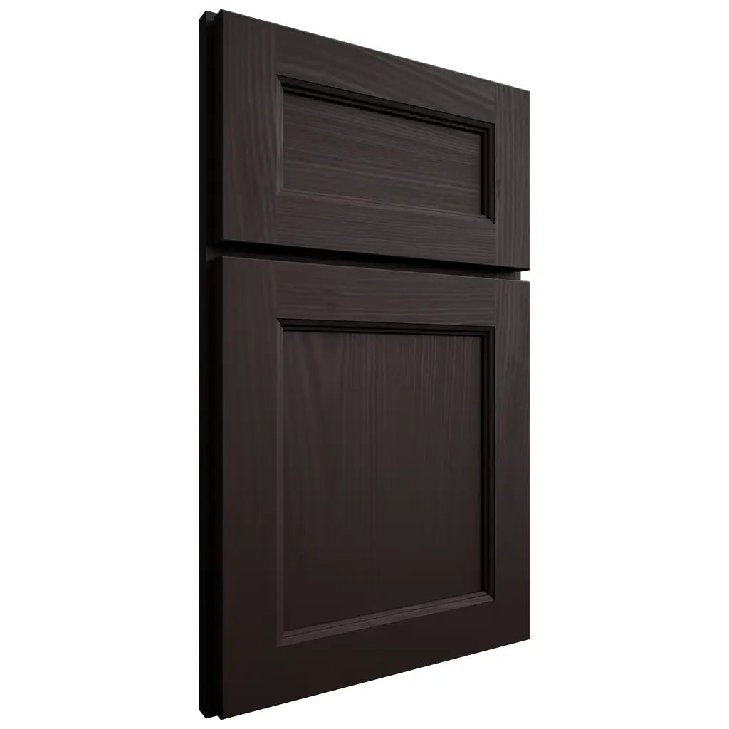 Shiloh Cabinetry Full Overlay Ward Alder Plain Cut Espresso Door