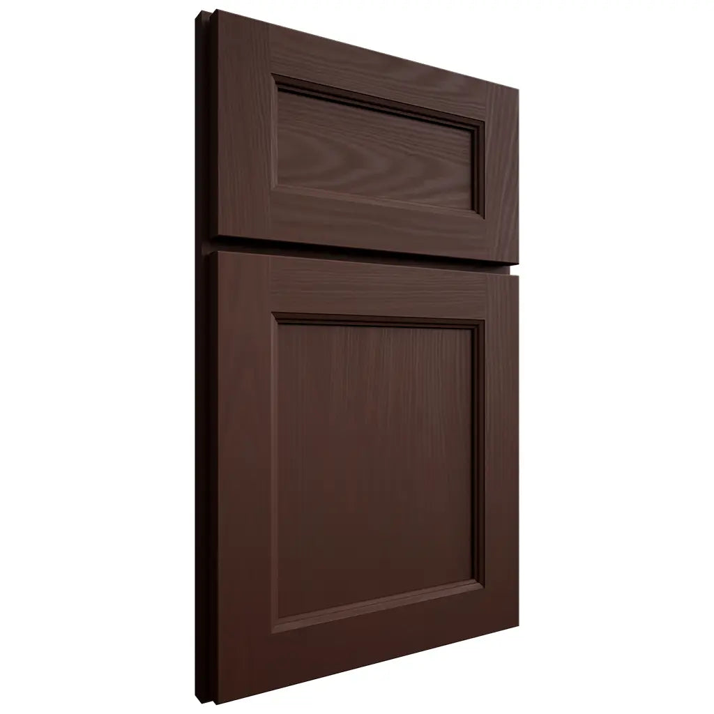 Shiloh Cabinetry Full Overlay Ward Alder Plain Cut Umber Door
