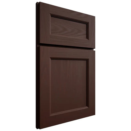 Shiloh Cabinetry Full Overlay Ward Alder Plain Cut Umber Door