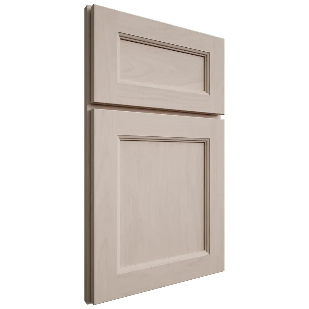 Shiloh Cabinetry Full Overlay Ward Alder Plain Cut White Sands Door