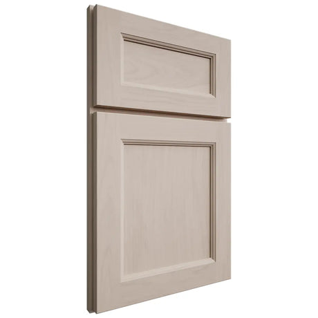 Shiloh Cabinetry Full Overlay Ward Alder Plain Cut White Sands Door