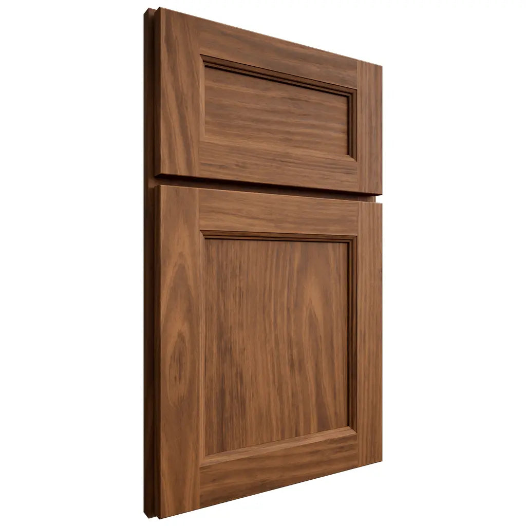 Shiloh Cabinetry Full Overlay Ward Cherry Plain Cut Carob Door