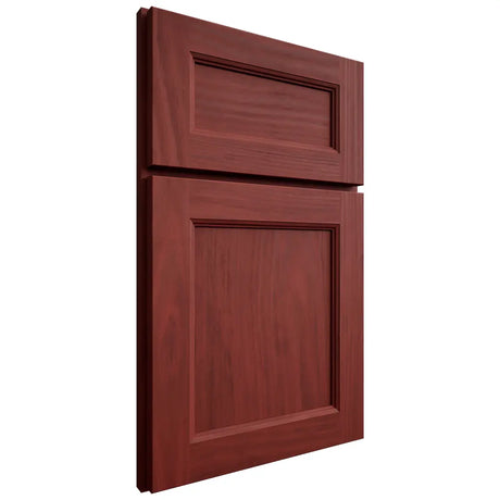Shiloh Cabinetry Full Overlay Ward Cherry Plain Cut Red Door