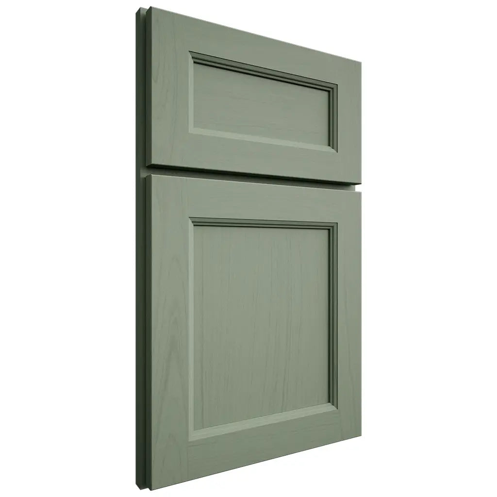 Shiloh Cabinetry Full Overlay Ward Poplar Plain Cut Moss Door