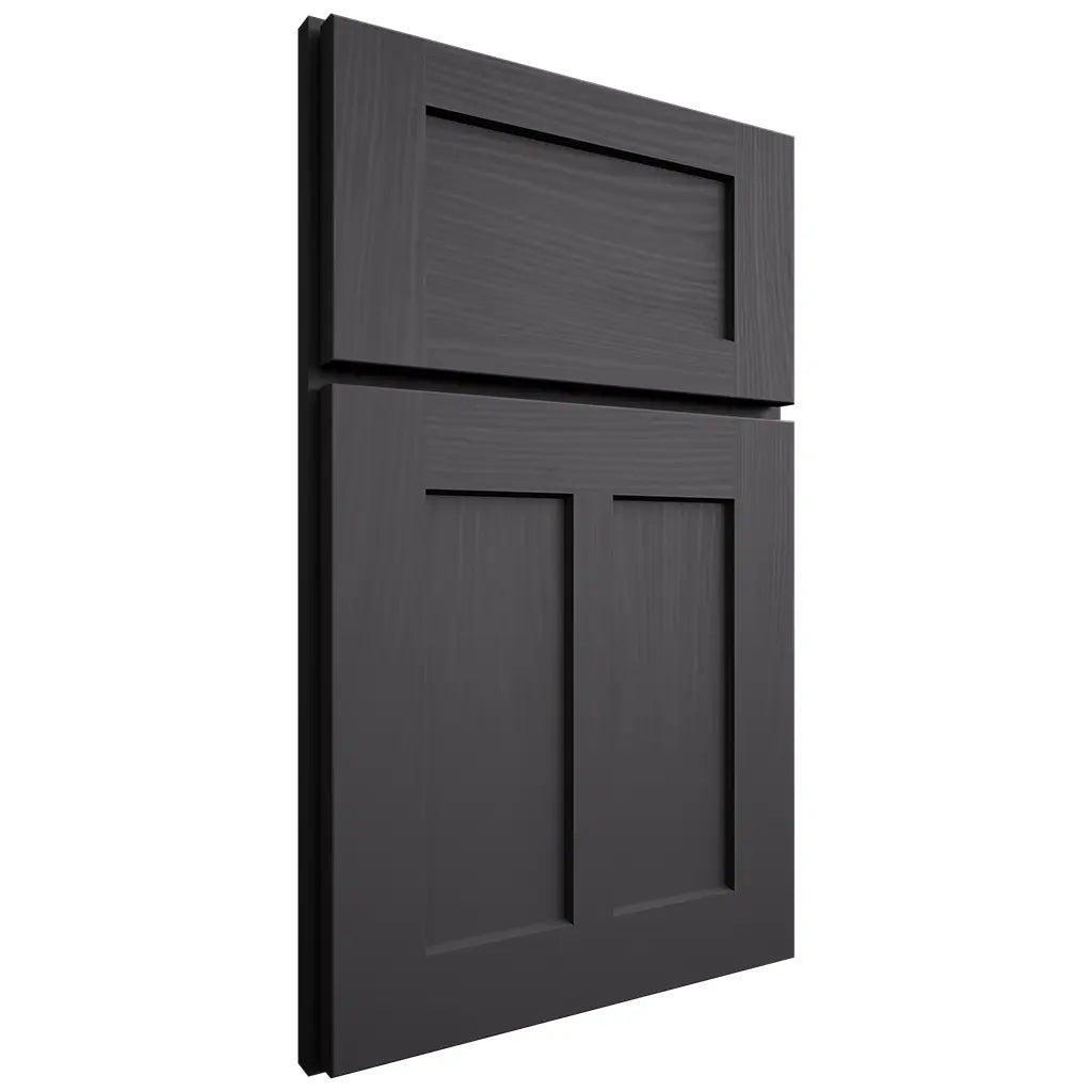 Shiloh Cabinetry Full Overlay Wilmington Poplar Plain Cut Cadet Door