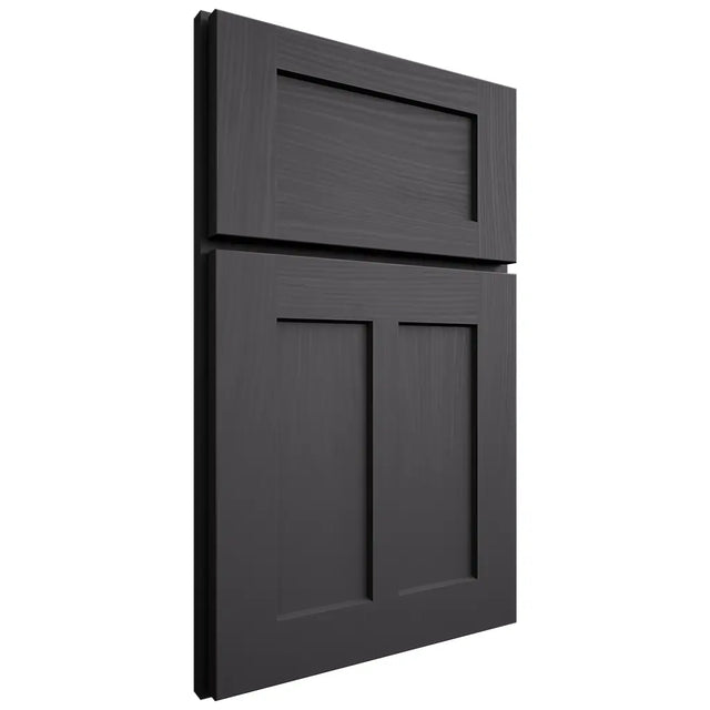 Shiloh Cabinetry Full Overlay Wilmington Poplar Plain Cut Cadet Door