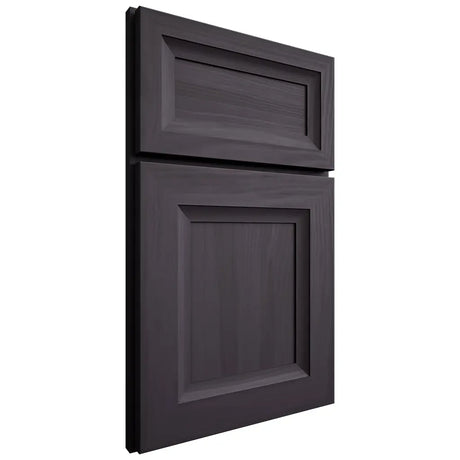 Shiloh Cabinetry Full Overlay Windsor Hickory Plain Cut Harbor Door