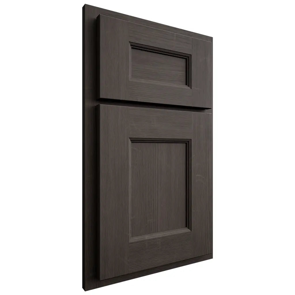 Shiloh Cabinetry Partial Overlay Aspen White Oak Quarter Sawn Creekside Door