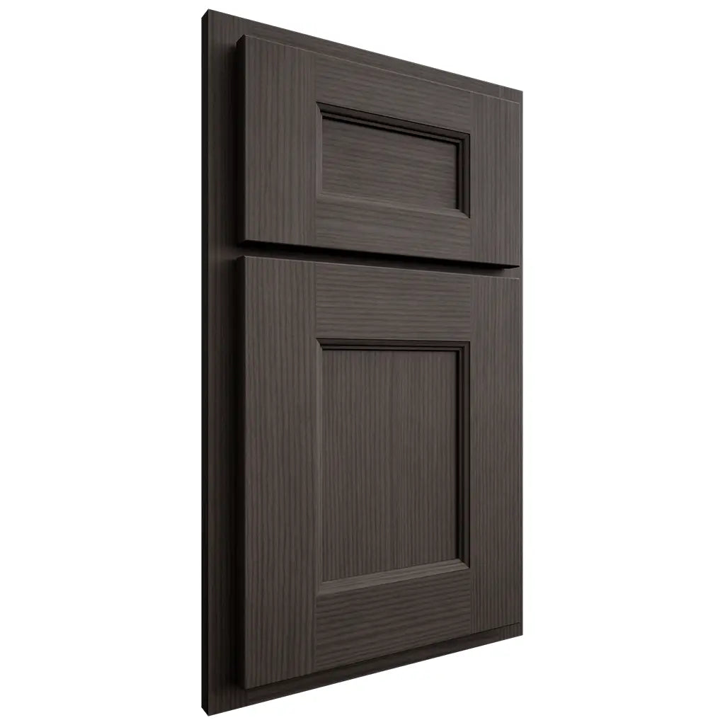 Shiloh Cabinetry Partial Overlay Aspen White Oak Rift Cut Creekside Door