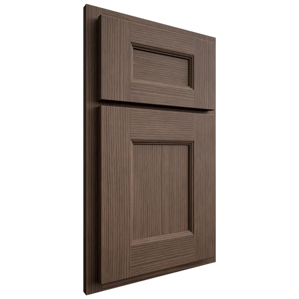 Shiloh Cabinetry Partial Overlay Aspen White Oak Rift Cut Mineral Door