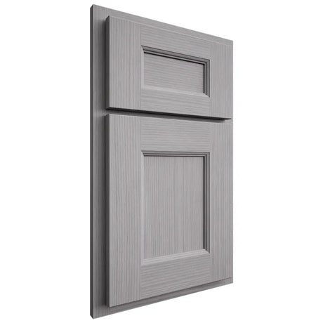 Shiloh Cabinetry Partial Overlay Aspen White Oak Rift Cut Stratus Door